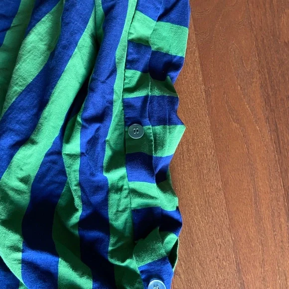 Pottery Barn PB Teen Twin Striped Duvet Cover - Picture 6 of 6